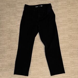 Old Navy high rise pixie straight Black Dress Pants